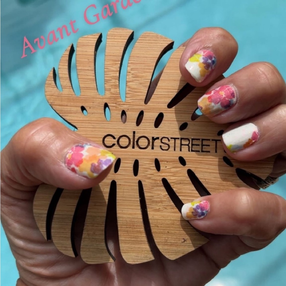 *Retired* Color Street: Avant Garden | Floral Spring White Pastel Pink Purple - Picture 10 of 16